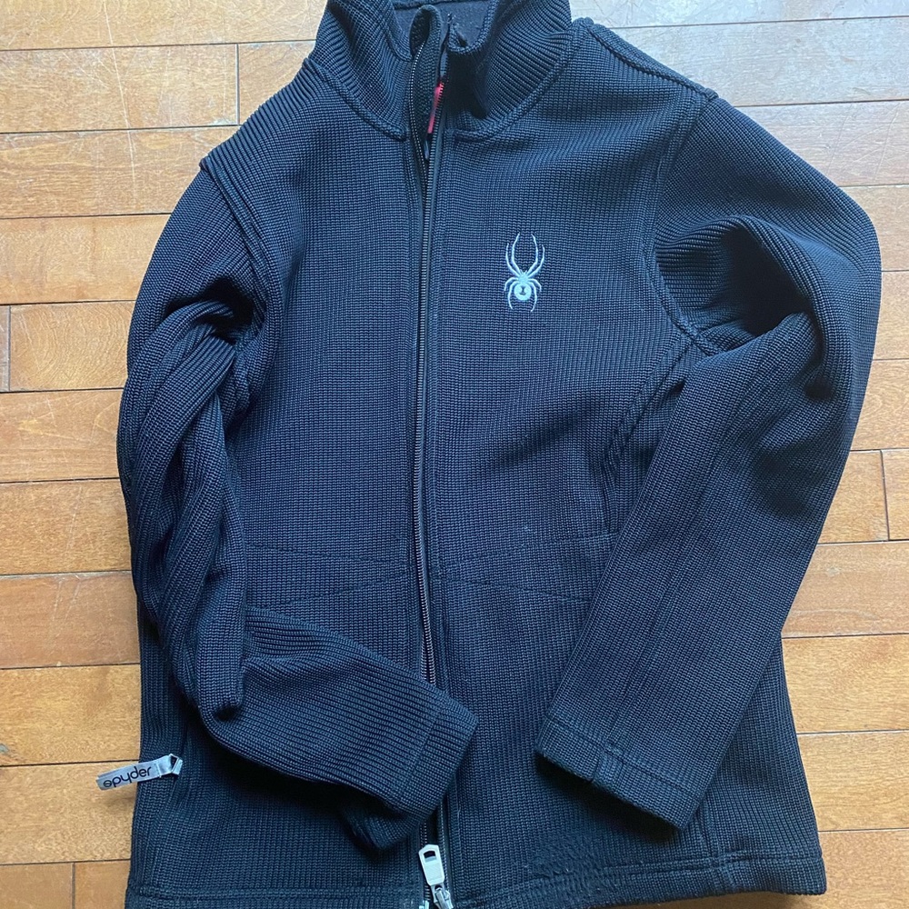 Girls 10 Spyder zip up jacket